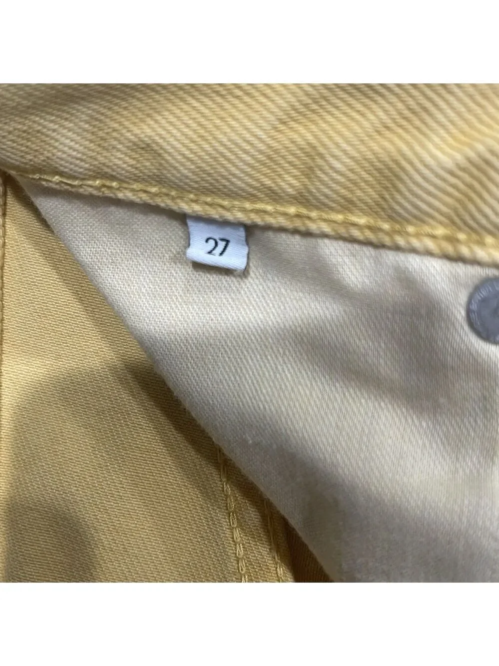 Boyish yellow denim